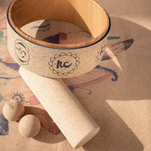 Cork yoga wheel Mantra Sharp Shape