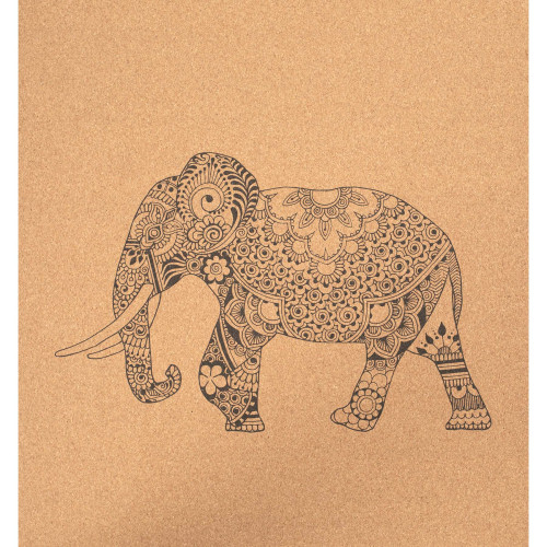 Korková cestovní jogamatka Elephant Sharp Shape
