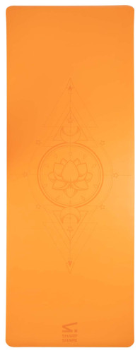 Podložka na jógu PU Dream oranžová Sharp Shape