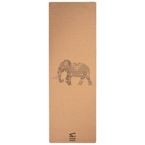 Korková cestovní jogamatka Elephant Sharp Shape