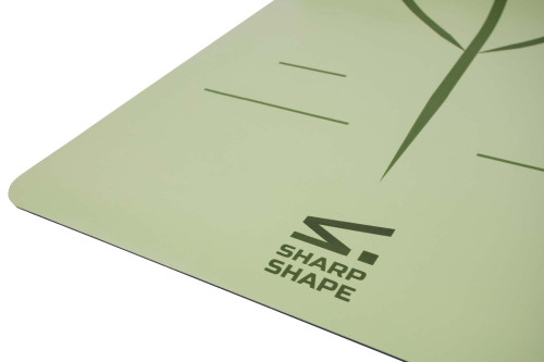 Podložka na jógu PU Shanti zelená Sharp Shape