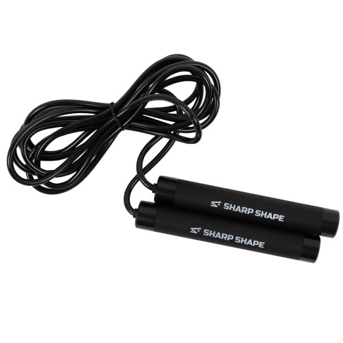 Zátěžové švihadlo 90 g černé Sharp Shape