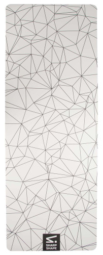 Podložka na jógu PU Spacetime bílá Sharp Shape