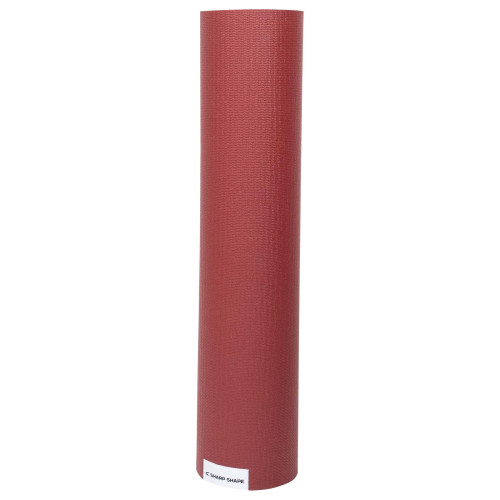Podložka na jógu PVC PRO mat červená Sharp Shape