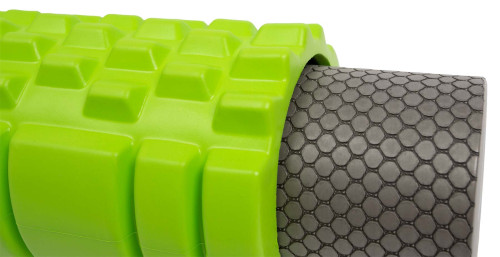 Válec na cvičení Roller 2v1 zelený Sharp Shape