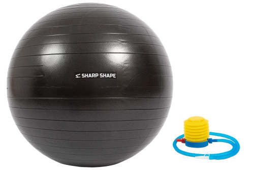 Gymnastický míč 75 cm černý Sharp Shape
