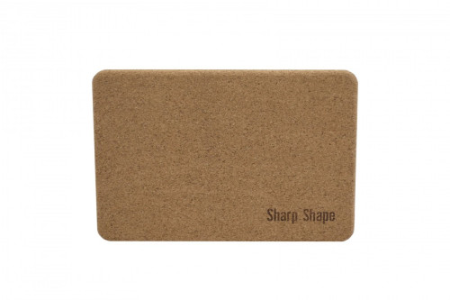 Korkový jóga blok Sharp Shape