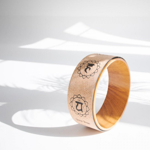 Cork yoga wheel Mantra Sharp Shape