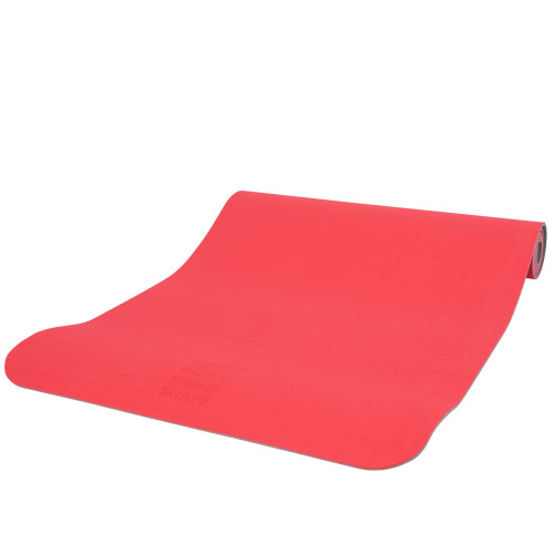 Podložka na jógu Dual TPE červená Sharp Shape